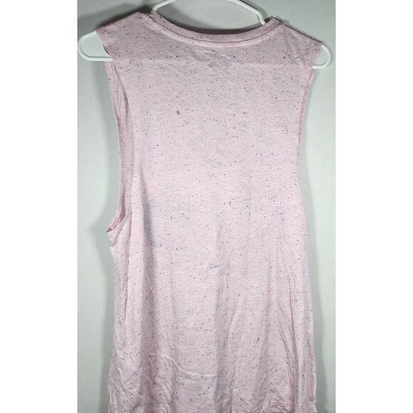 Space Jam Looney Toons Sleeveless T-Shirt Pink Speckled Cartoon Size Large - Picture 5 of 9